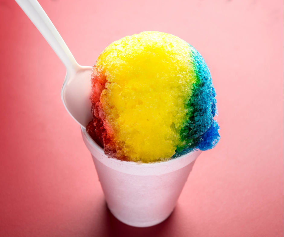 Rainbow Snow Cones