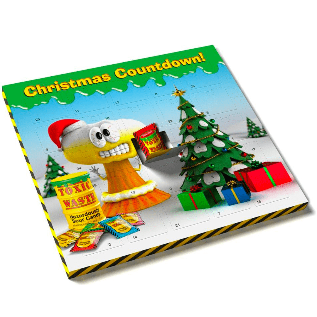 Toxic Waste Sour Candy Advent Calendar 75g - 12 Count