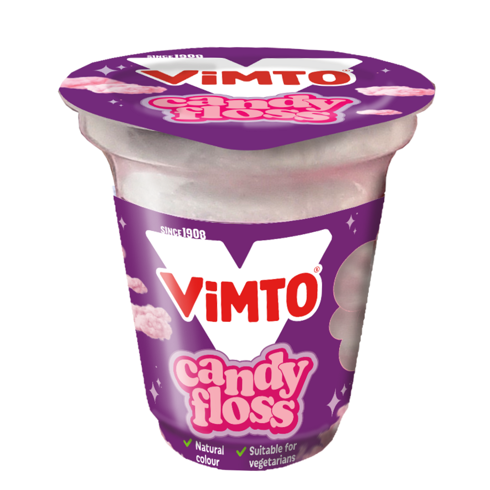 Vimto Candy Floss 20g Cup - 12 Count