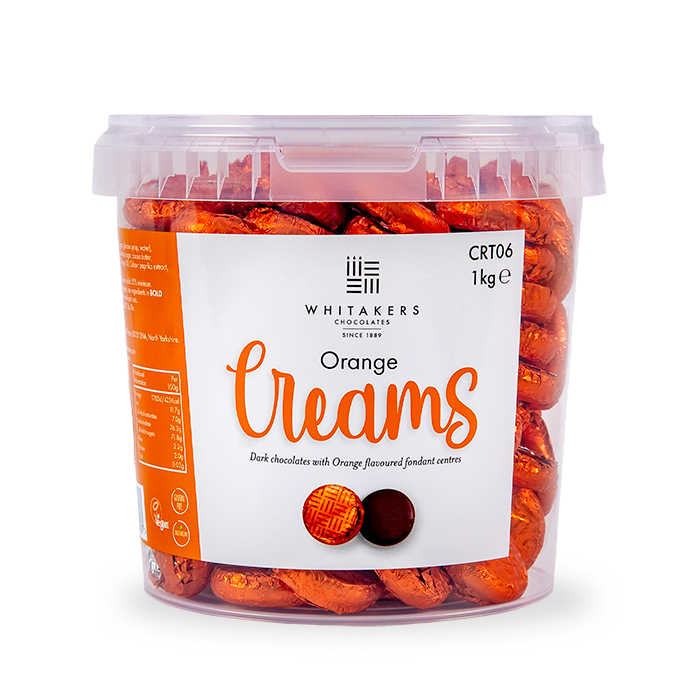 Whitakers Orange Cremes - 1kg