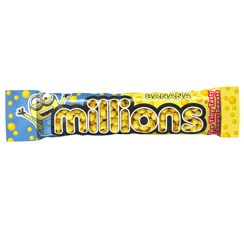 Millions Banana Tubes 40g - 18 Count