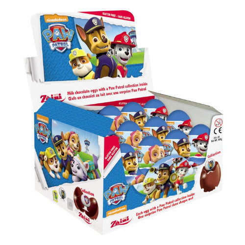 Wholesale Chocolate Paw Patrol Surprise Eggs 24 Count Appleton Sweets