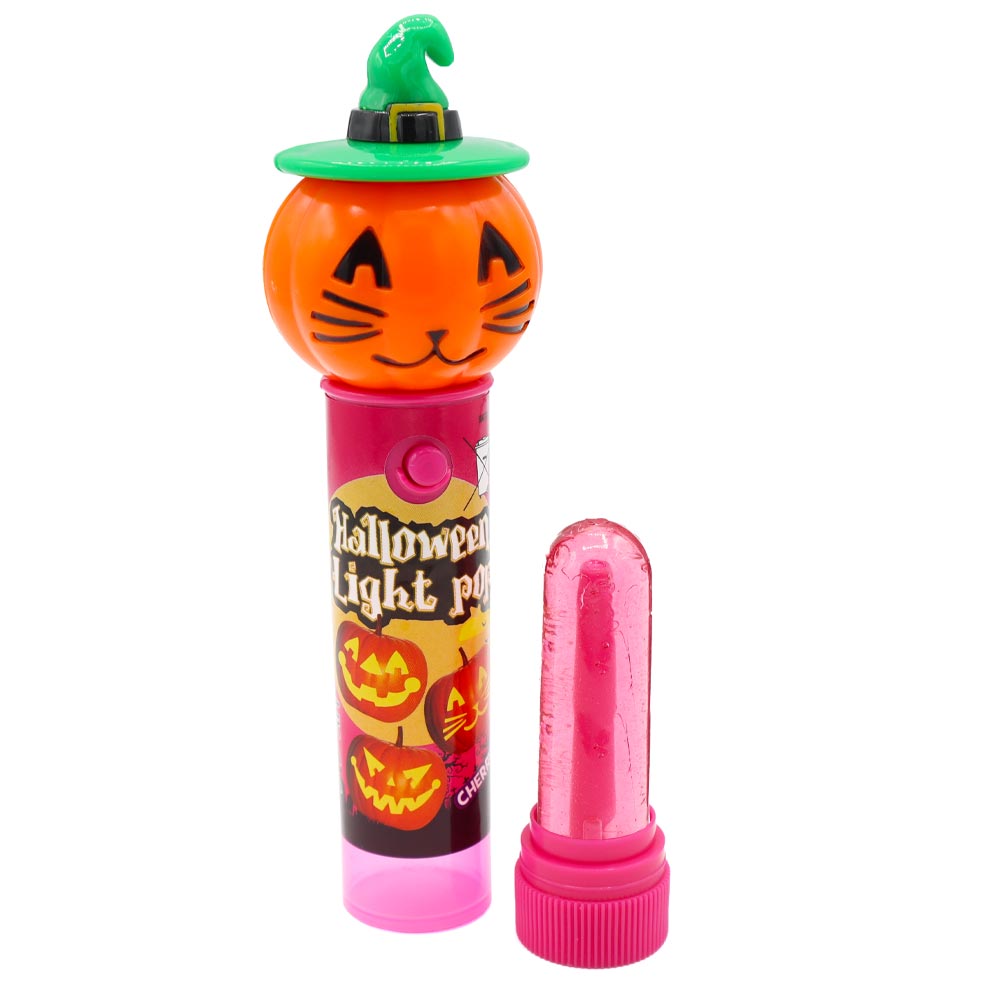 Candy Realms Halloween Pumpkin Light Pop 11g - 12 Count