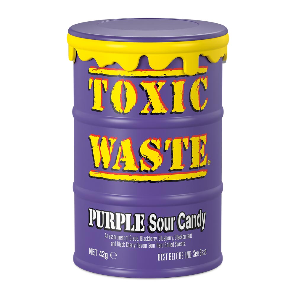 Toxic Waste Purple Drums - 12 Count