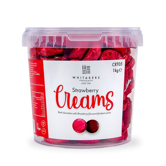 Whitakers Strawberry Cremes - 1kg