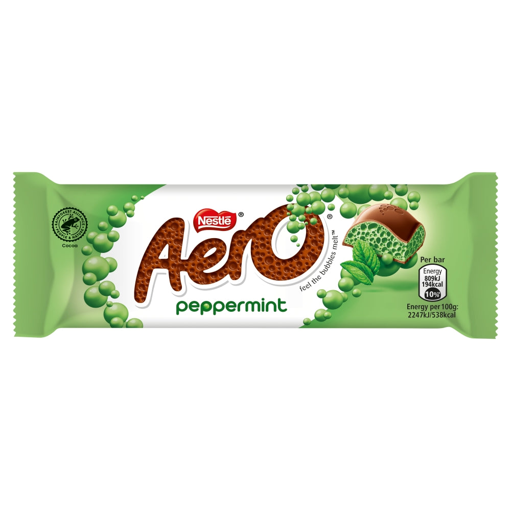 Nestle Aero Peppermint Mint Chocolate - 24 Count