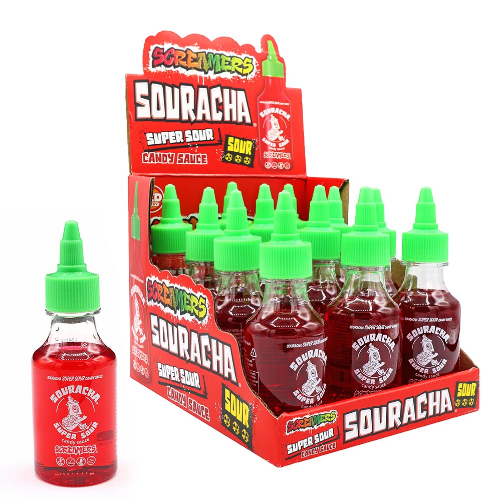 Zed Candy Souracha Super Sour Candy Sauce 90ml - 12 Count