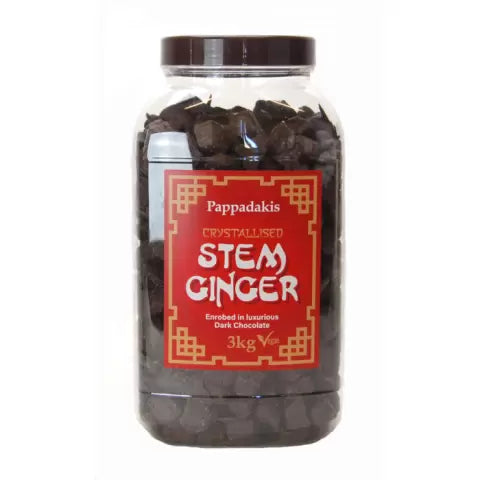 Pappadakis Dark Chocolate Ginger Jar - 3kg