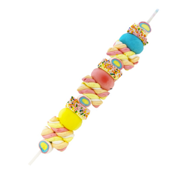 Rose Mega Mallow Candy Kebab Pop 100g - 12 Count