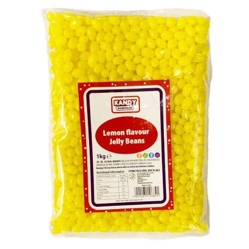 Zed Candy Lemon Jelly Beans - 1kg *BBD END MAY 2025*