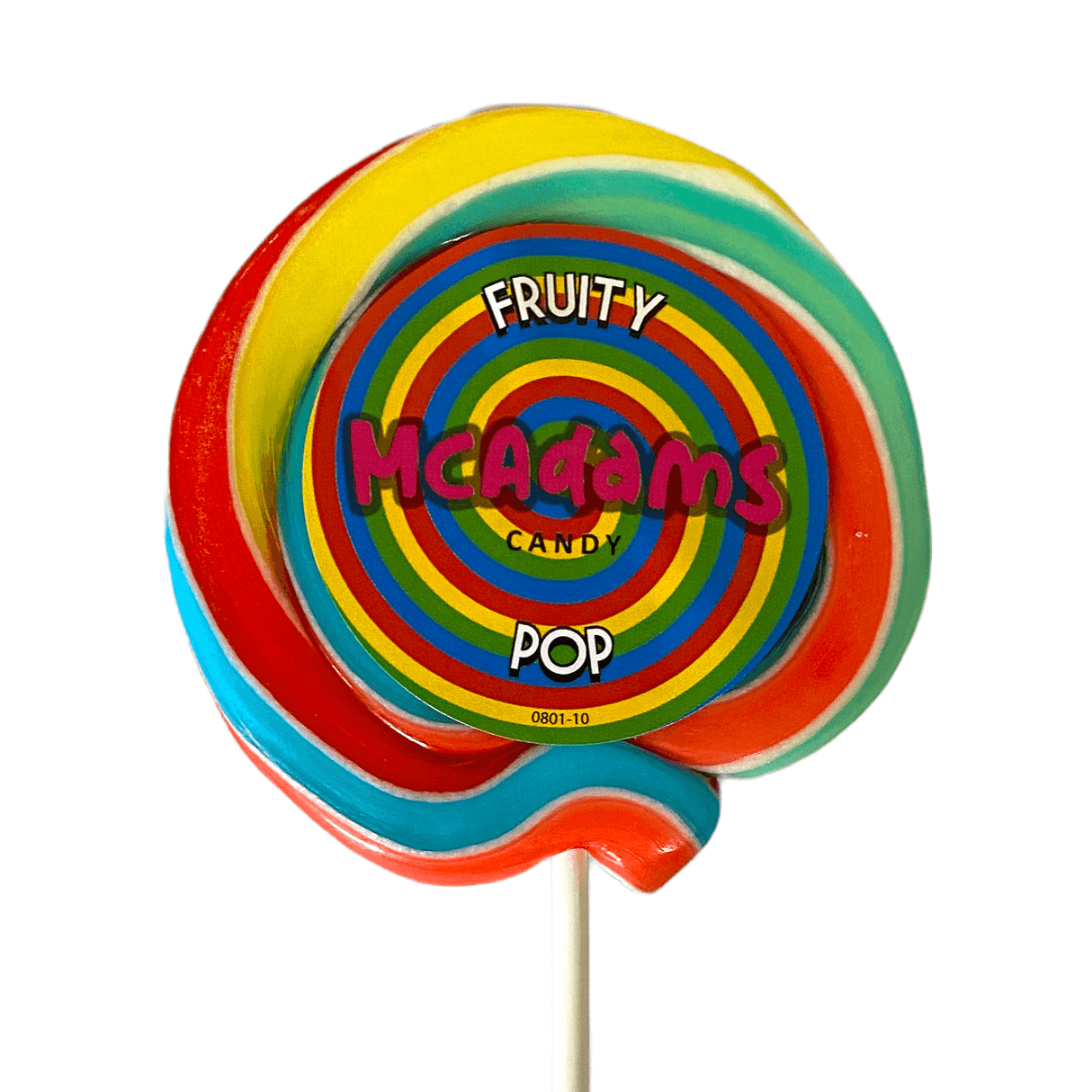 McAdams Rainbow Wheel Lollipops - 30 Count