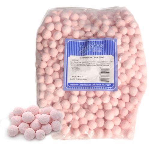 Bristows Strawberry Traditional Bonbons - 3kg