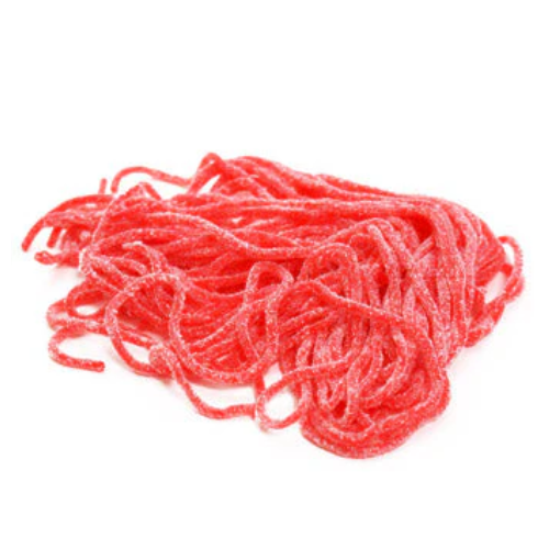 King Regal Sour Spaghetti Strawberry Laces - 1kg