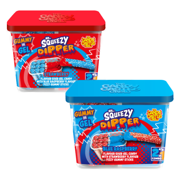 Rose Mr Squeezy Candy Dipper 85g - 12 Count