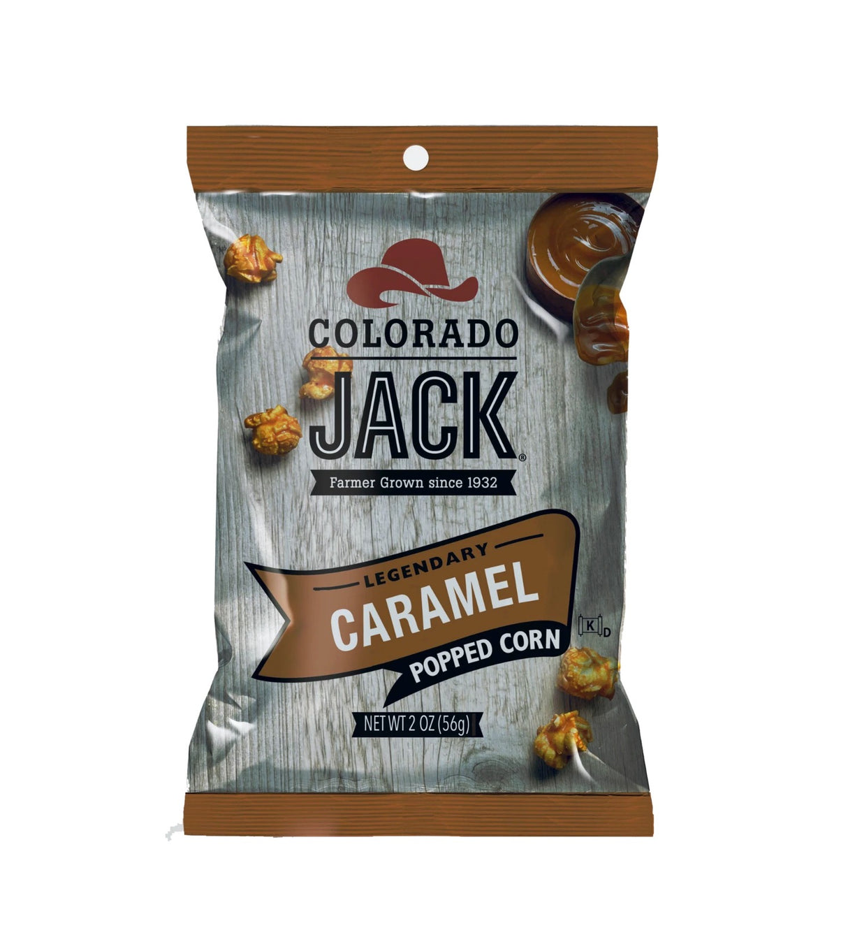 Colorado Jack Caramel USA Popcorn 4oz - 6 Count *30/12/24 DATED*