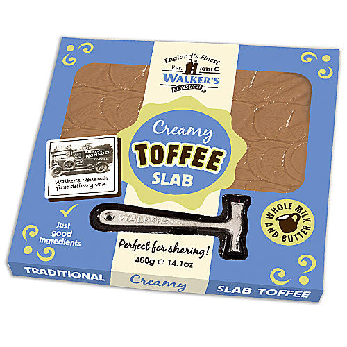 Walkers Original Creamy Toffee Slab - 400g