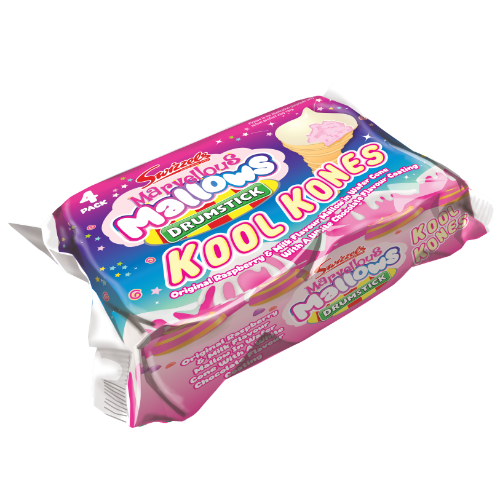 Swizzels Mallows Drumstick Kool Kones 4pk - 10 Count