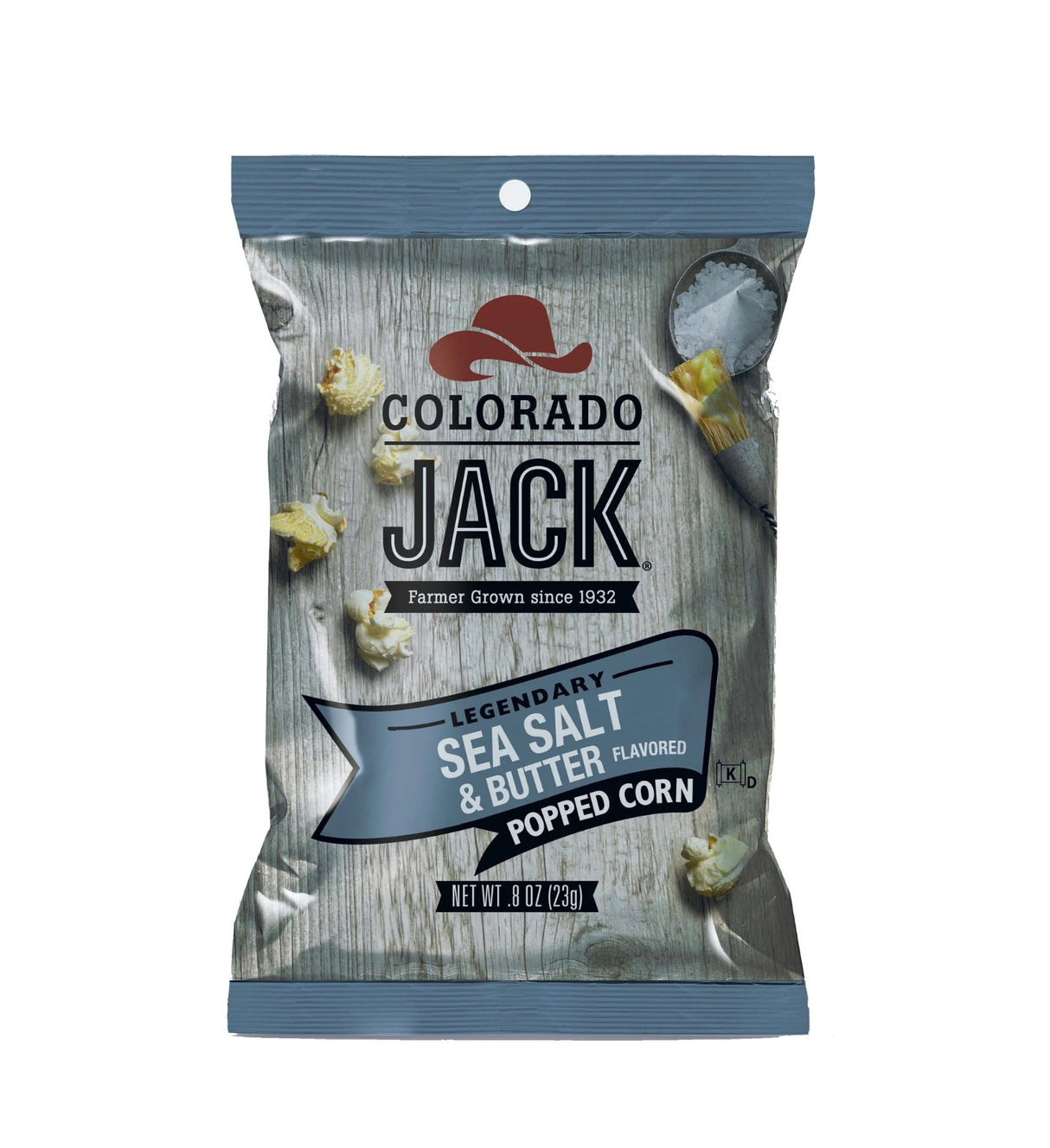 Colorado Jack Sea Salt & Butter USA Popcorn 1.75oz - 6 Count *27/05/24 DATED*