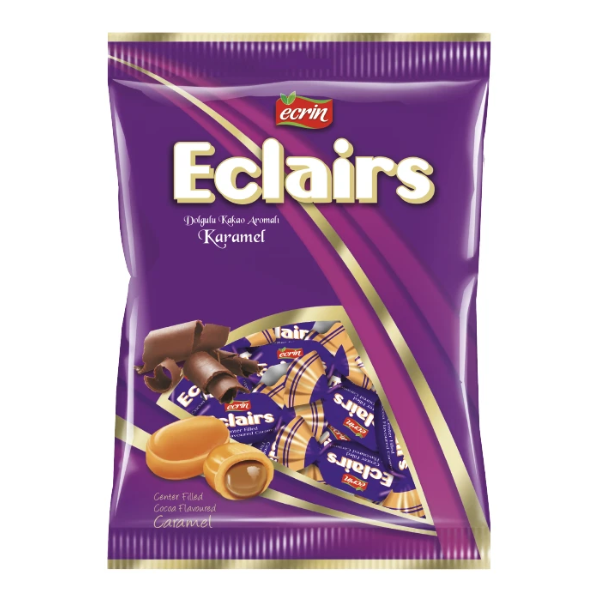 Ecrin Caramel Chocolate Eclairs 200g - 24 Count