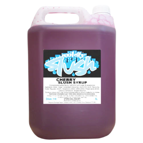 Cool City 5l Cherry Slush Syrup