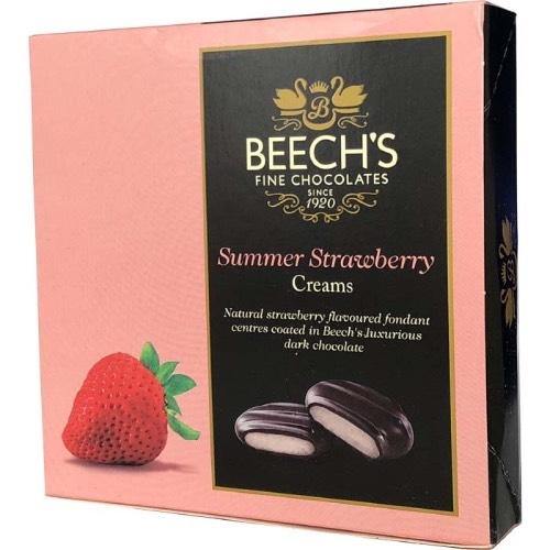 Beechs Summer Strawberry Creams 90g Gift Box - 12 Count