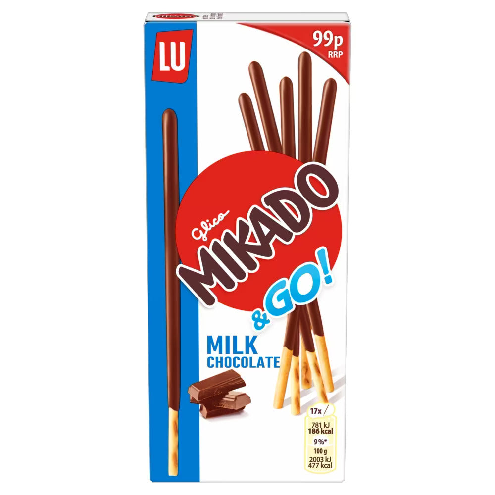 Mikado Milk Chocolate Biscuits 39g PMP £0.99 - 24 Count