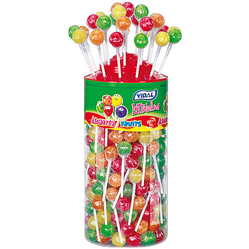 Vidal Assorted Fruit Lollies - 150 Count