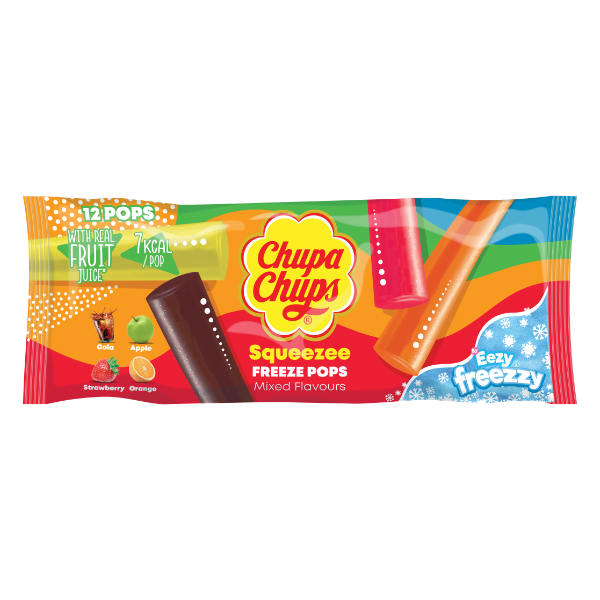 Chupa Chups Squeezee 12 Pack 540ml - 15 Count