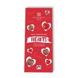 Whitakers Milk Chocolate Hearts 125g - 12 Count