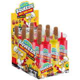 Crazy Candy Factory Squeezie Hot Dog Pop 80g - 12 Count