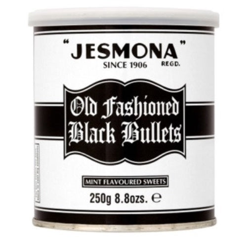 Jesmona Black Bullets 250g Tins - 12 Count