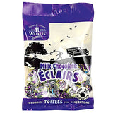 Walkers Milk Chocolate Eclairs Pre Packed Bags 150g - 12 Count