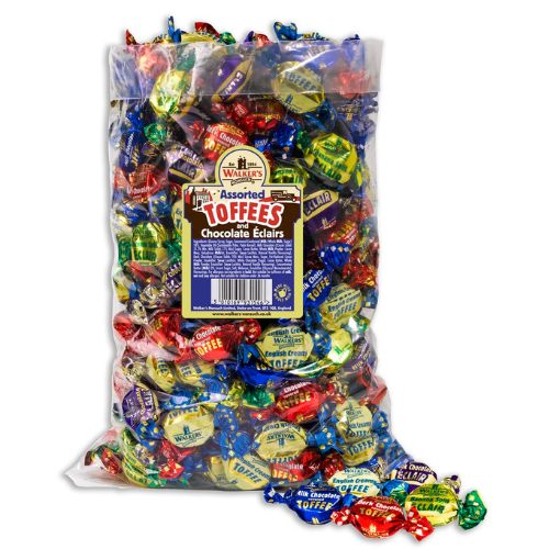 Walkers Assorted Toffees & Eclairs  - 2.5kg