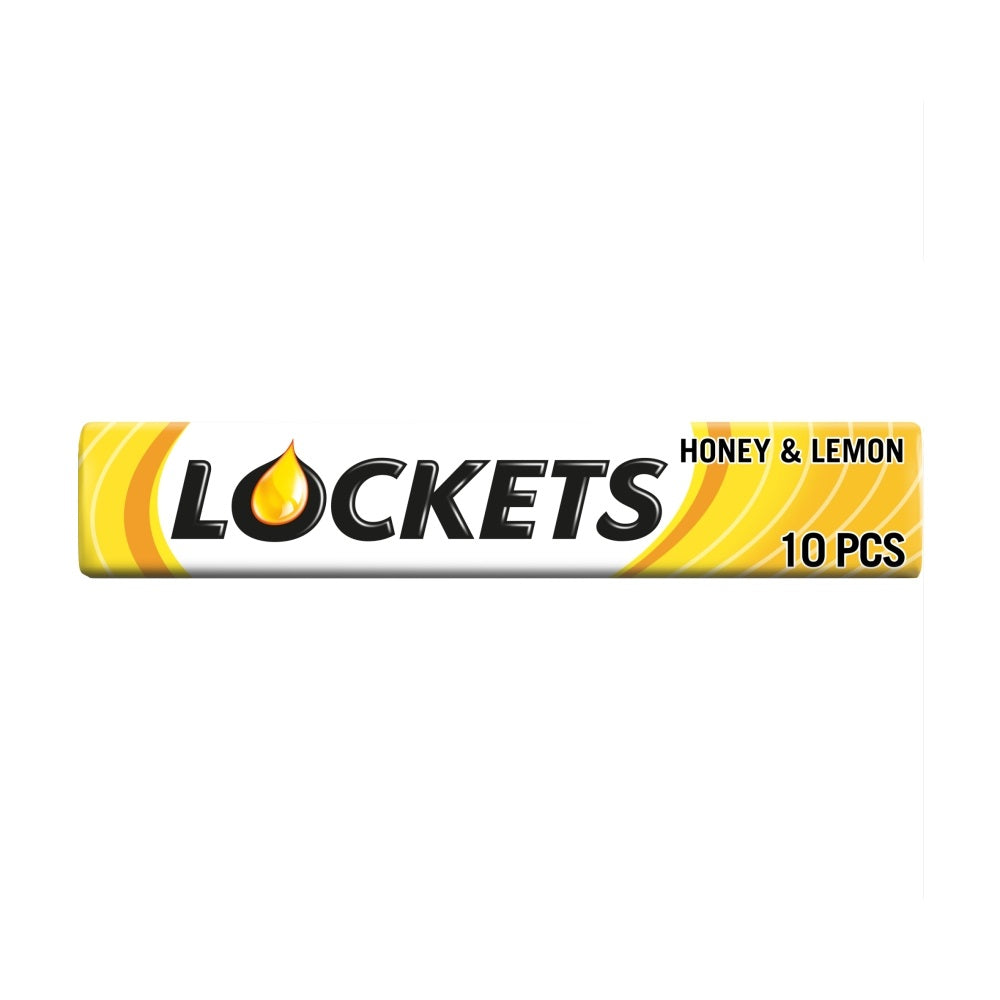 Lockets Honey & Lemon Cough Menthol Lozenges 41g - 20 Count