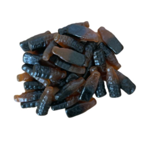 Malaco Liquorice & Cola Gummy Bottles - 3kg