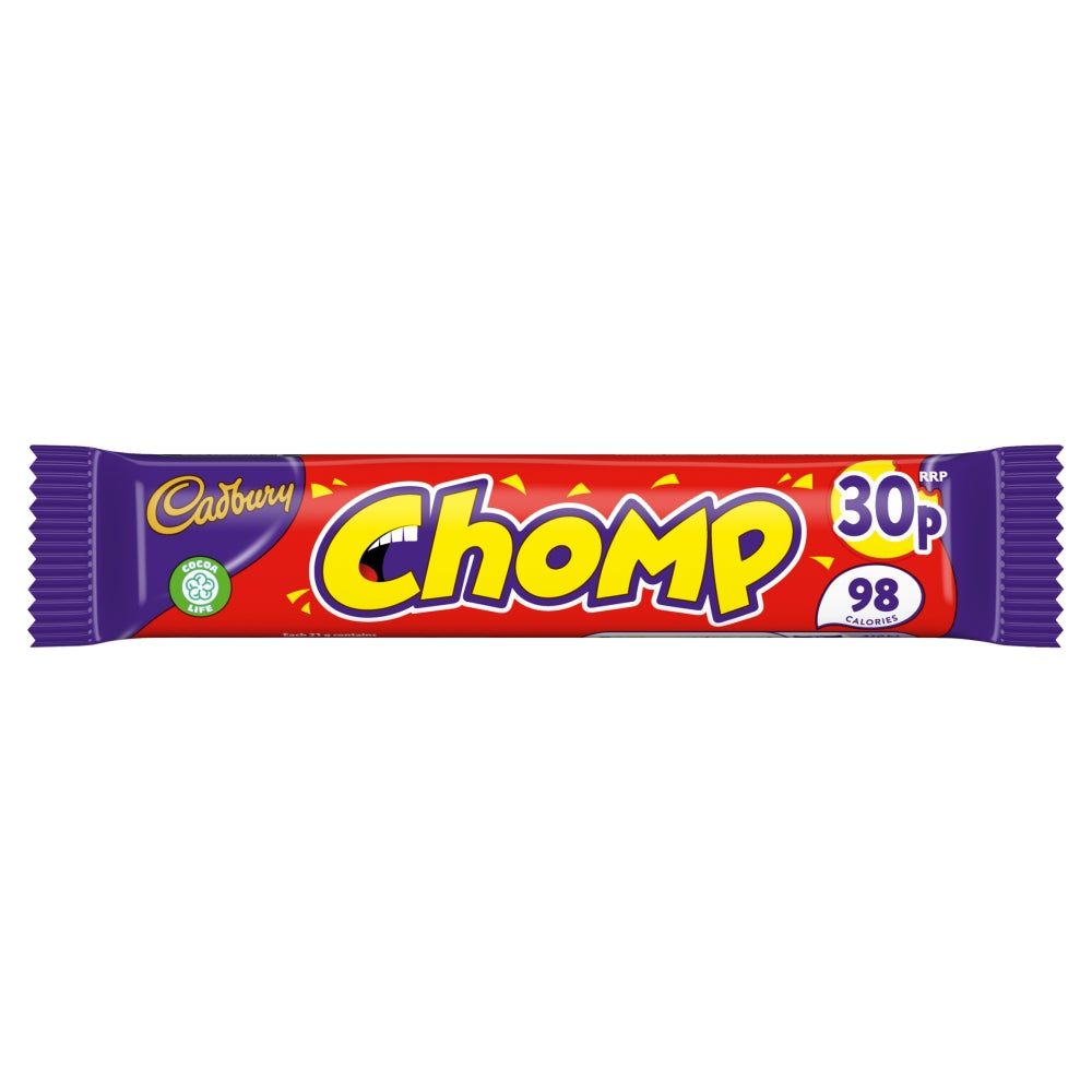 Cadbury Chomp Chocolate Bar PM - 60 Count