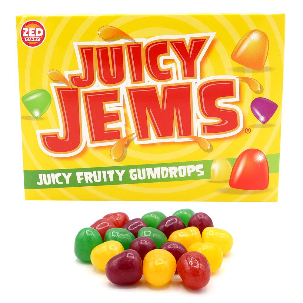 Zed Candy Juicy Jems Box 140g - 10 Count