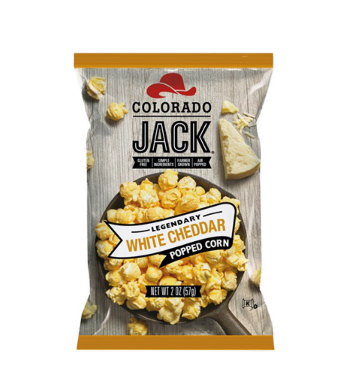 Colorado Jack White Cheddar USA Popcorn 2oz - 6 Count *05/08/24 DATED*