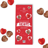 Whitakers Milk Chocolate Hearts 125g - 12 Count