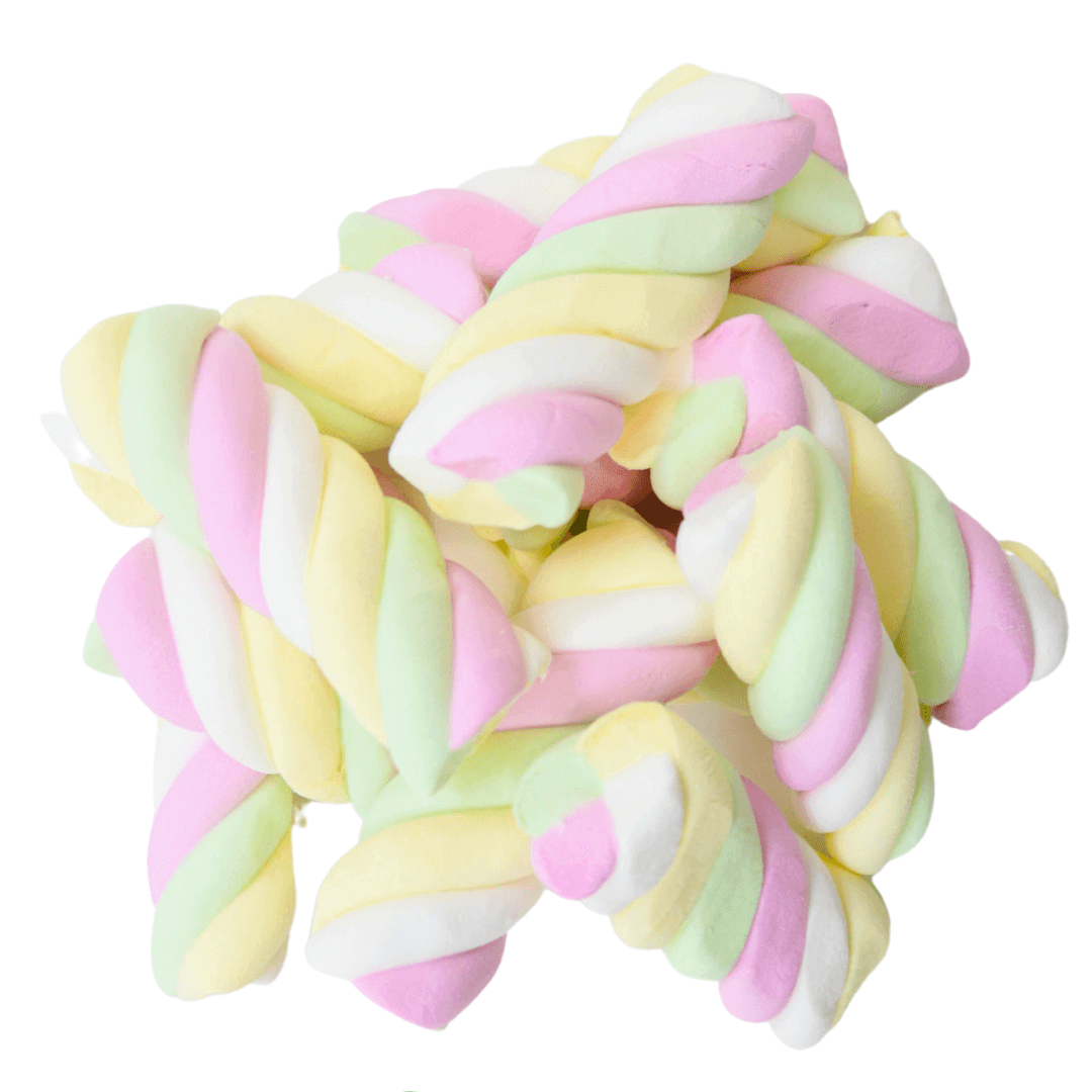 Candycrave Large Twist Cables Mallows - 1kg