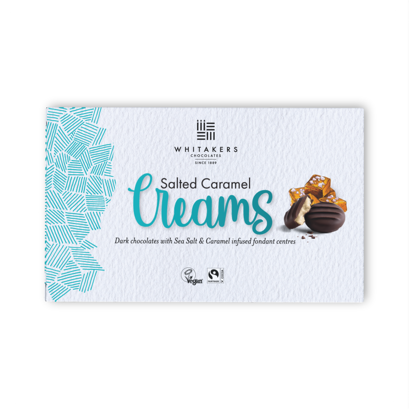 Whitakers Salted Caramel Creams 150g - 14 Count