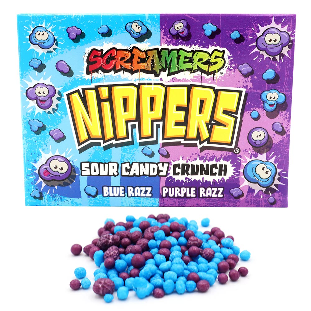 Zed Candy Nippers Blue & Purple Razz Box 140g - 12 Count