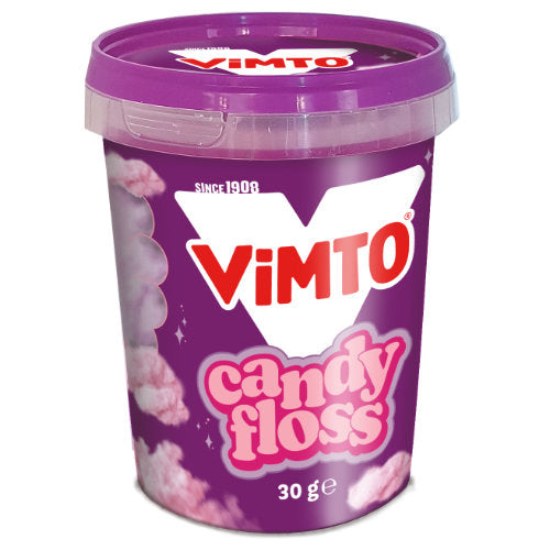 Vimto Candy Floss 30g Tub - 12 Count