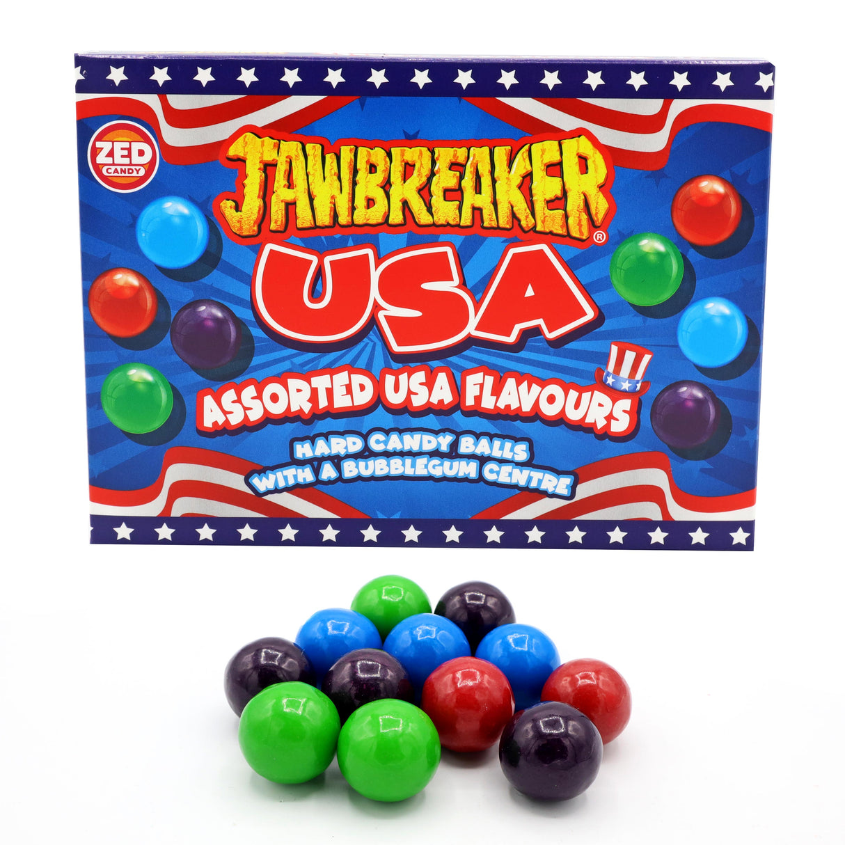 Zed Candy Jawbreakers USA Box 140g - 10 Count