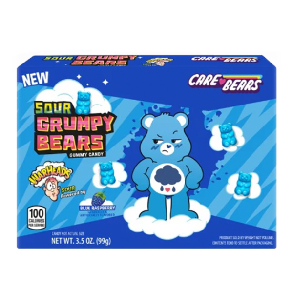 Warheads Sour Grumpy Care Bears Theatre Box 99g - 12 Count