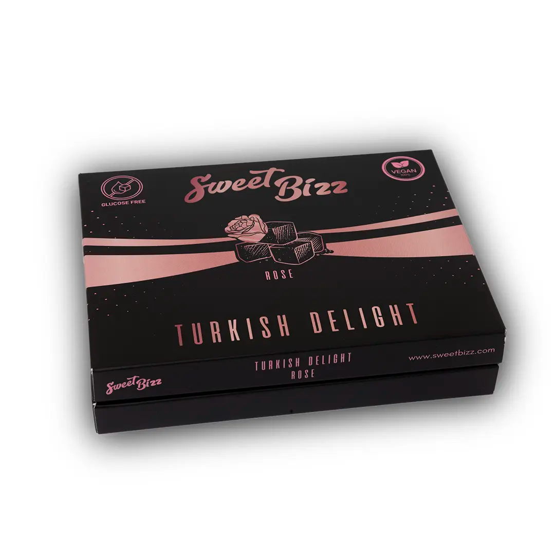 SweetBizz Rose Flavoured Turkish Delight 300g - 6 Count