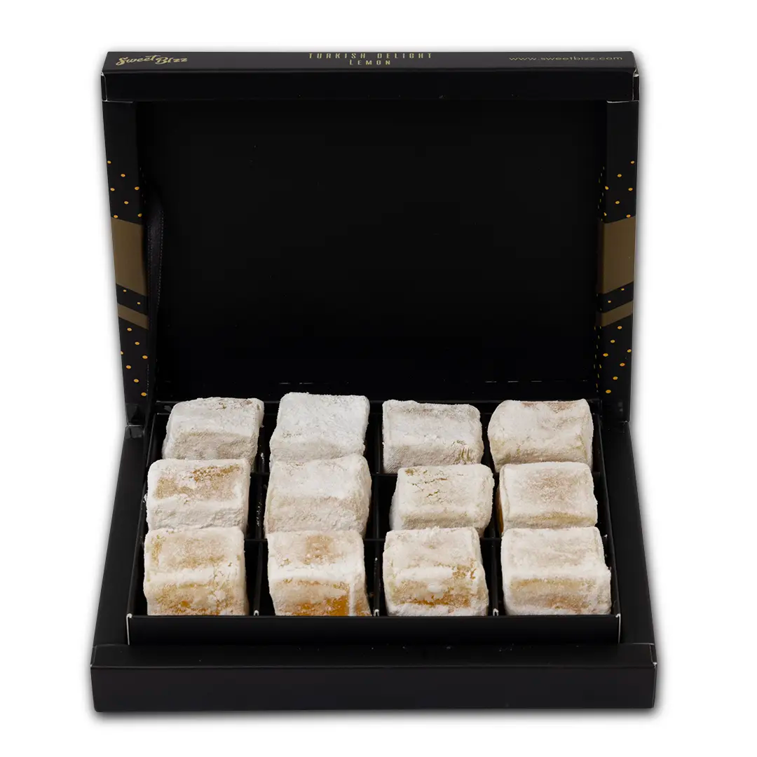 SweetBizz Lemon Flavoured Turkish Delight 300g - 6 Count