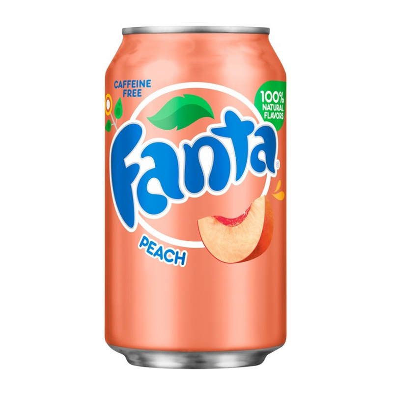 Fanta Peach USA 355ml - 12 Count