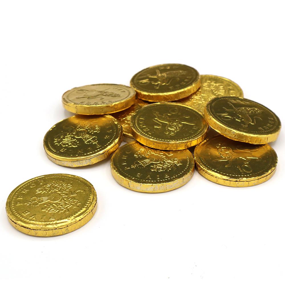 Milk Chocolate Gold Sterling Coins - 1kg