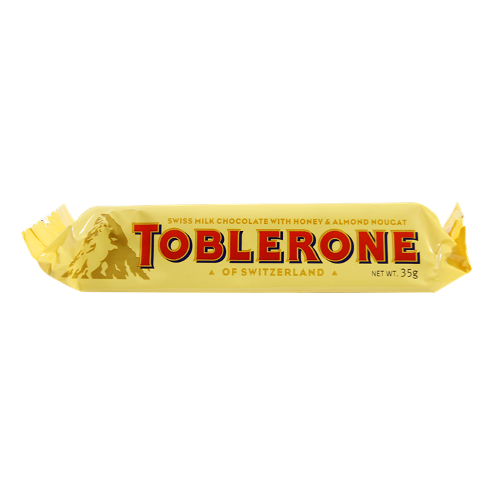 Toblerone Milk Chocolate 35g - 24 Count